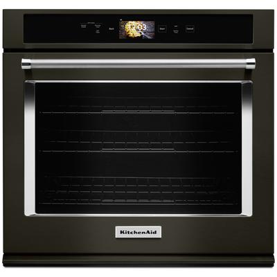 KitchenAid- Smart Oven+ 30" Single Wall Oven- KOSE900HBS