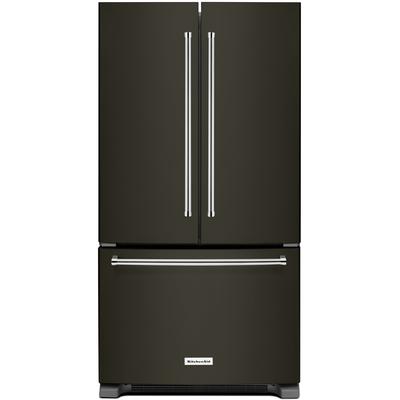 KitchenAid- 25 cu. ft. 36" Standard Depth French Door Refrigerator with Interior Dispense- KRFF305EBS