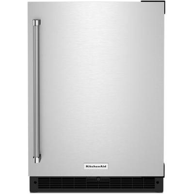 KitchenAid - 24" Undercounter Refrigerator with Stainless Steel Door - KURR114KSB