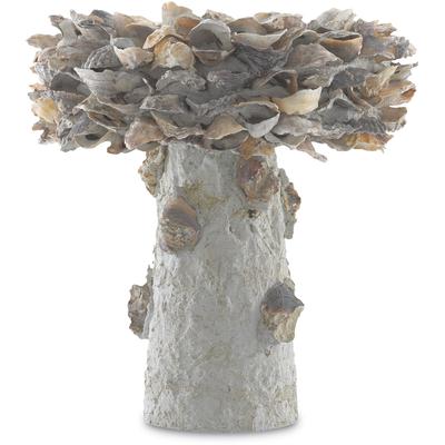 Currey & Co. - Oyster Shell Small Bird Bath - 1200-0052