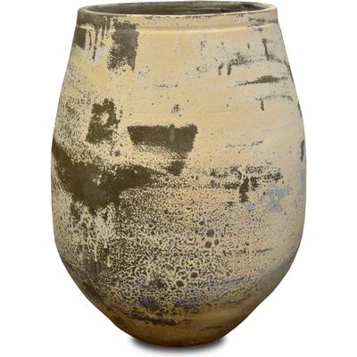 Currey & Co. - Sicilia Large Greenish White Planter - 2200-0016