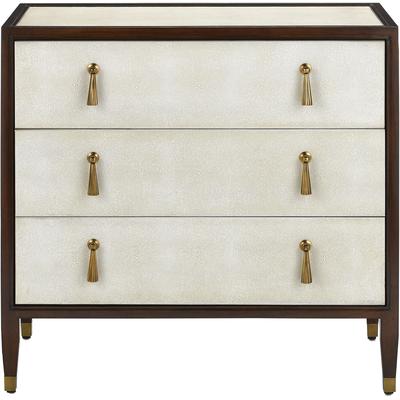 Currey & Co. - Evie Shagreen Chest - 3000-0141