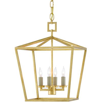 Currey & Co. - Denison Gold Small Lantern - 9000-0458