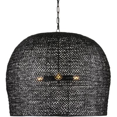Currey & Co. - Piero Black Large Pendant - 9000-0962