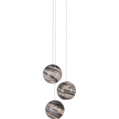 Currey & Co. - Palatino 3-Light Multi-Drop Pendant - 9000-1006