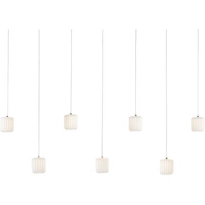Currey & Co. - Dove Rectangular 7-Light Multi-Drop Pendant - 9000-1060