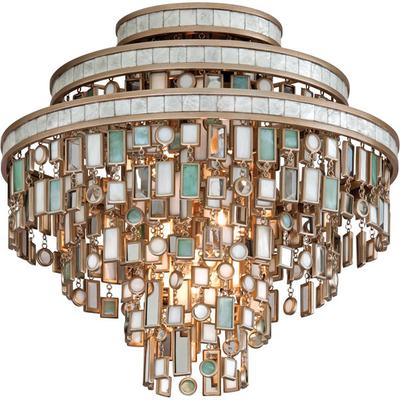 Corbett Lighting - Dolcetti 3-Light Ceiling Semi-Flush Mount - 142-33-CPL