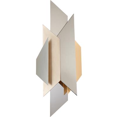 Corbett Lighting - Modernist 2-Light Wall Sconce - 207-12-SS/WSL/GL