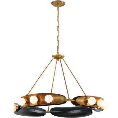 Corbett Lighting - Hopper 12-Light Chandelier - 271-012-VB/BBR