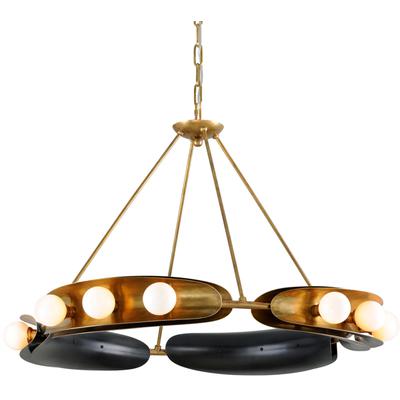 Corbett Lighting - Hopper 12-Light Chandelier - 271-012-VB/BBR