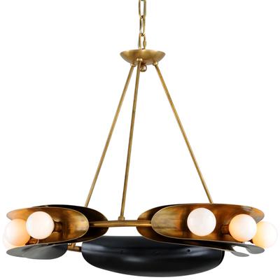 Corbett Lighting - Hopper 9-Light Chandelier - 271-09-VB/BBR