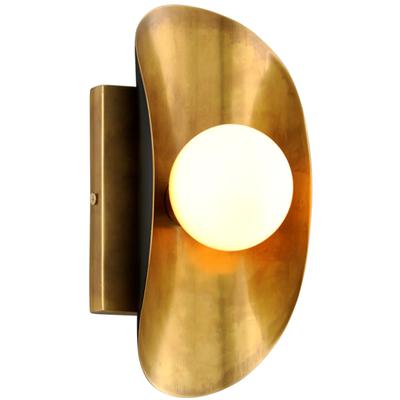 Corbett Lighting - Hopper 1-Light Wall Sconce - 271-11-VB/BBR