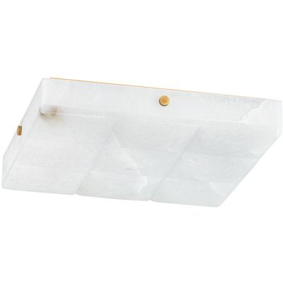 Corbett Lighting - Gypsum Flush Mount - Vintage Brass - 469-15-VB