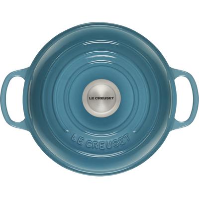 Le Creuset - 9.5" 1.75 qt. Signature Bread Oven - Caribbean - 21301024170041