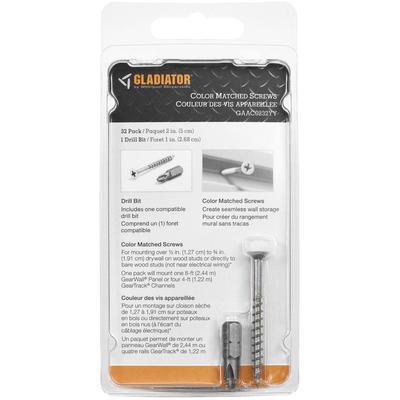 Gladiator - Color Matched Screws - 32-Pack - GAAC0232YY