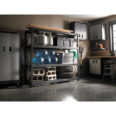 Gladiator - 77" Wide Heavy Duty Rack with Four 24" Deep Shelves - GARS774XEG
