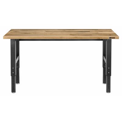 Gladiator - 6' Adjustable Height Hardwood Workbench - Hammered Granite - GAWB06HWEG