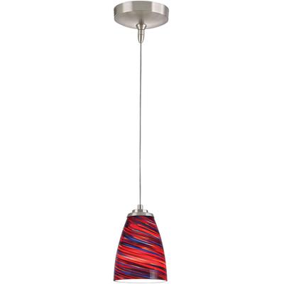 Elk Home - Low Voltage 5" Wide 1-Light Mini Pendant - Brushed Nickel - PF1000/1-MR16-BN-RT
