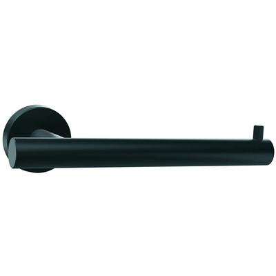 Amerock - Arrondi Single Post Tissue Roll Holder - Matte Black - BH26540MB