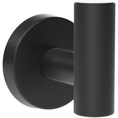 Amerock - Arrondi Single Robe Hook - Matte Black - BH26542MB