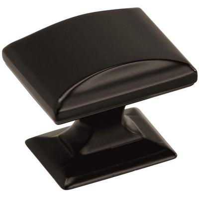 Amerock - Candler 1-1/4" (32 mm) Length Cabinet Knob - Black Bronze - BP29340BBR