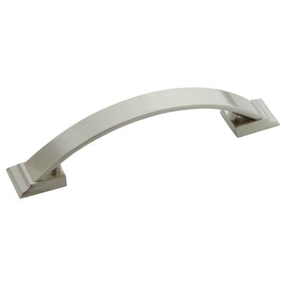 Amerock - Candler 3-3/4" (96 mm) Center-to-Center Cabinet Pull - Satin Nickel - BP29355G10