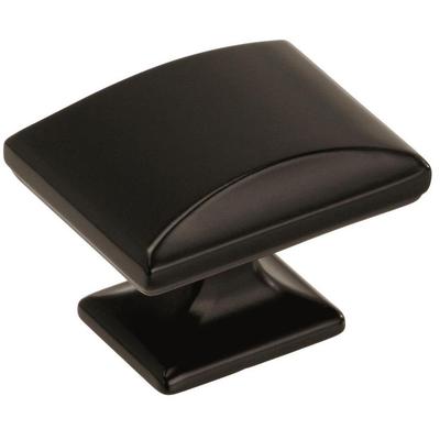 Amerock - Candler 1-1/2" (38 mm) Length Cabinet Knob - Black Bronze - BP29368BBR