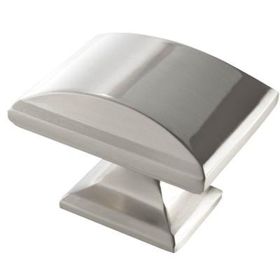 Amerock - Candler 1-1/2" (38 mm) Length Cabinet Knob - Satin Nickel - BP29368G10