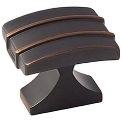 Amerock - Davenport 1-1/2" (38 mm) Length Cabinet Knob - Oil Rubbed Bronze - BP36602ORB