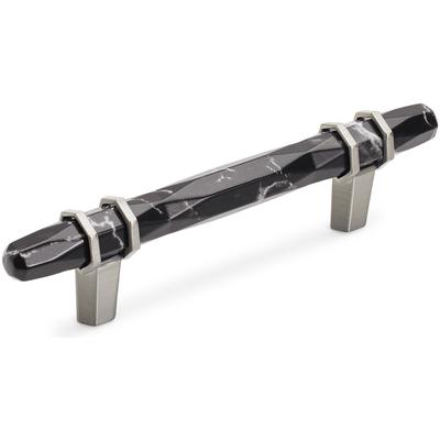 Amerock - Carrione 3-3/4" (96 mm) Center-to-Center Cabinet Pull - BP36648MBKG10