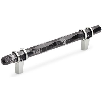 Amerock - Carrione 5-1/16" (128 mm) Center-to-Center Cabinet Pull - BP36649MBKPN