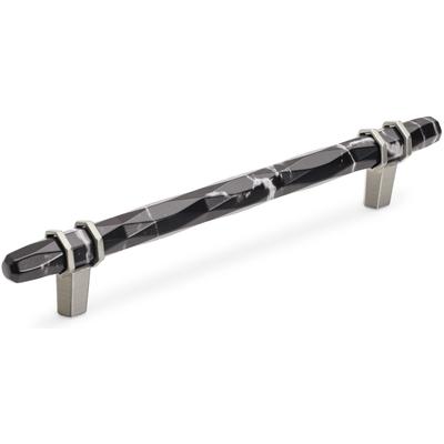 Amerock - Carrione 6-5/16" (160 mm) Center-to-Center Cabinet Pull - BP36650MBKG10