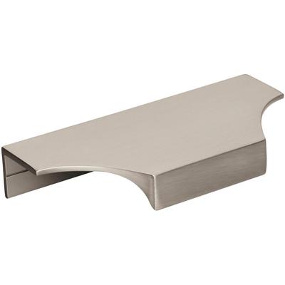 Amerock - Extent 4-3/16" (106 mm) Center-to-Center Satin Nickel Cabinet Edge Pull - BP36750G10
