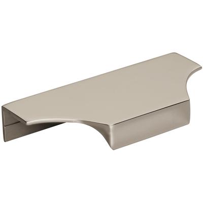 Amerock - Extent 4-3/16" (106 mm) Center-to-Center Polished Nickel Cabinet Edge Pull - BP36750PN