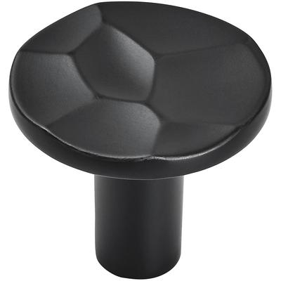 Amerock - Kamari 1-3/16" (30 mm) Diameter Cabinet Knob - Matte Black - BP36820MB