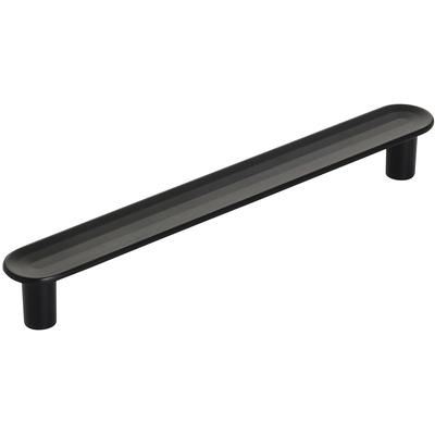 Amerock - Concentric 5-1/16" (128 mm) Center-to-Center Bar Cabinet Pull - Matte Black - BP36831MB