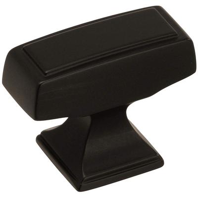 Amerock - Mulholland 1-1/2" (38 mm) Length Cabinet Knob - Black Bronze - BP535342BBR