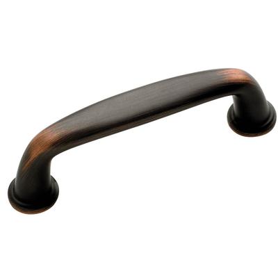 Amerock - Kane 3-3/4" (96 mm) Center-to-Center Cabinet Pull - Oil Rubbed Bronze - BP53702ORB