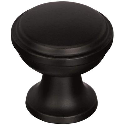 Amerock - Westerly 1-3/16" (30 mm) Diameter Cabinet Knob - Black Bronze - BP53718BBR