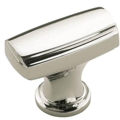 Amerock - Highland Ridge 1-3/8" (35 mm) Length Cabinet Knob - Polished Nickel - BP55311PN