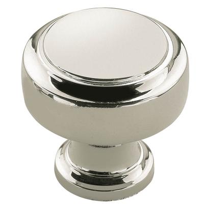 Amerock - Highland Ridge 1-3/16" (30 mm) Diameter Cabinet Knob - Polished Nickel - BP55312PN
