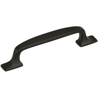 Amerock - Highland Ridge 3-3/4" (96 mm) Center-to-Center Black Bronze Cabinet Pull - BP55317BBR