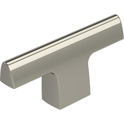 Amerock - Riva 2-1/2" (64 mm) Length Polished Nickel Cabinet Knob - BP55361PN