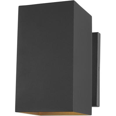 Generation Lighting Designers - Pohl Medium 1-Light Outdoor Wall Lantern - Black - 8731701-12