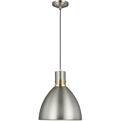 Generation Lighting Designers - Brynne Small LED Pendant - Satin Nickel - P1442SN-L1