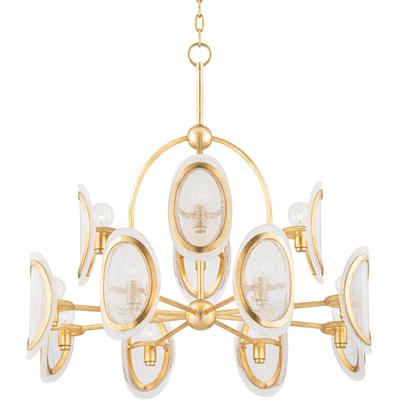 Hudson Valley - Danes 12-Light Chandelier - 1534-VGL