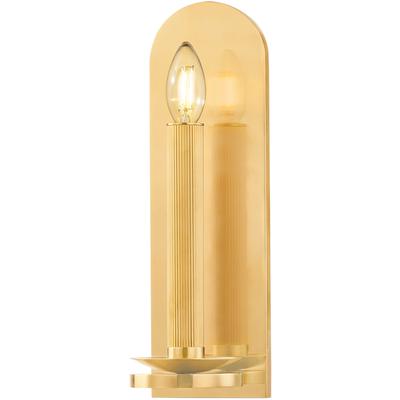 Hudson Valley - Lindenhurst Wall Sconce - Aged Brass - 2514-AGB