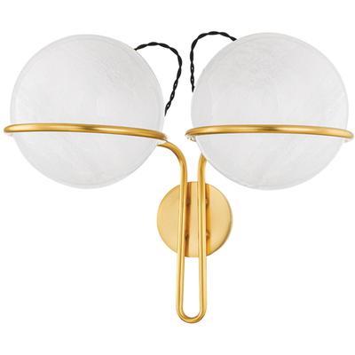 Hudson Valley - Hingham Wall Sconce - Aged Brass - 3917-AGB