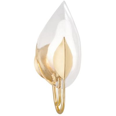 Hudson Valley - Blossom 1-Light Wall Sconce - 4801-GL