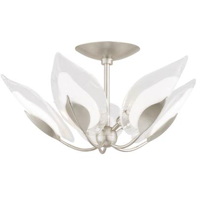 Hudson Valley - Blossom 5-Light Semi-Flush Mount - 4805-SL